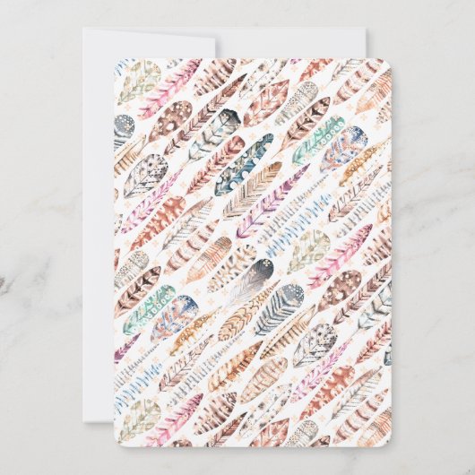 Een klein Turkije onderweg! Thanksgiving Baby show Kaart (Achterkant)