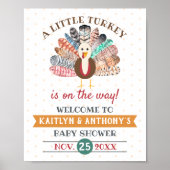 Een klein Turkije onderweg! Thanksgiving Baby show Poster (Voorkant)