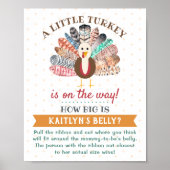 Een klein Turkije onderweg! Thanksgiving Baby show Poster (Voorkant)