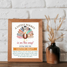Een klein Turkije onderweg! Thanksgiving Baby show Poster