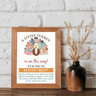 Een klein Turkije onderweg! Thanksgiving Baby show Poster