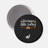 Een klein Turks kalkoen koken Zwangerschap Pasgebo Magneet (Voorkant / Achterkant)