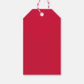 Een klein Valentijns Baby shower Cadeaulabel (Achterkant)