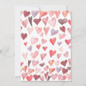 Een klein Valentijns Baby shower Kaart (Achterkant)