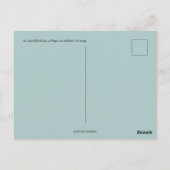 Een klein Vissend dorp in Årdal Noorwegen Briefkaart (Achterkant)