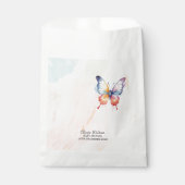 Een klein vlinderpastel grillig Baby shower Bedankzakje (Voorkant)