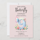 Een Klein Vlindertje 9e Verjaardag Leuke Cijfer Le Kaart (Voorkant)