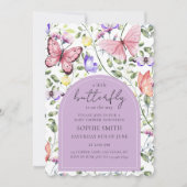 Een klein vlindertje is onderweg kaart (Voorkant)