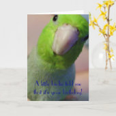 Een klein Vogeltje vertelde me… Kaart (Gele Bloem)