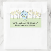 Een klein vogeltje vertelde me Stickers (Tas)