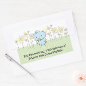 Een klein vogeltje vertelde me Stickers (Envelop)