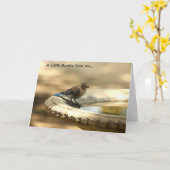 Een klein Vogeltje vertelde me… Word goed Kaart (Gele Bloem)