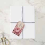 Eén Klein Vriend Bloemige Eerste Verjaardag Cadeaulabel (Met Touw)