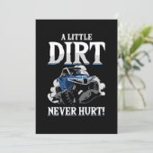 Een klein vuil doet nooit een horde van ATV Quad R Kaart (Staand voorkant)