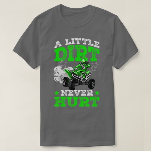 Een klein vuil doet nooit een hurt AV 4 Wheeler Fu T-shirt (Design voorkant)