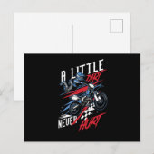 Een klein vuil doet nooit een hurt Quad Racing Off Briefkaart (Voorkant / Achterkant)