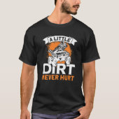 Een klein vuil nooit Hurt ATV Quad 4 Wheeler MX T-shirt (Voorkant)