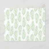 Een klein, wild Baby shower met olifant Gold (Achterkant)