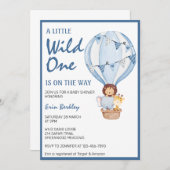 Een klein wild exemplaar is onderweg met blauw Bab Kaart (Voorkant / Achterkant)