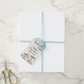 Een klein Wilde Baby shower Dank u Cadeaulabel (Met Touw)