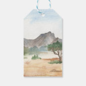 Een klein Wilde Baby shower Dank u Cadeaulabel (Achterkant)