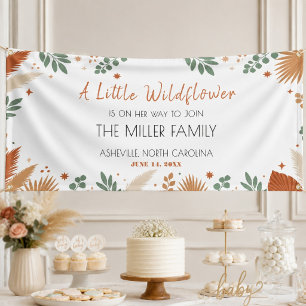 Een Klein Wilde Bloem Boho Groenery -> Een Klein W Spandoek