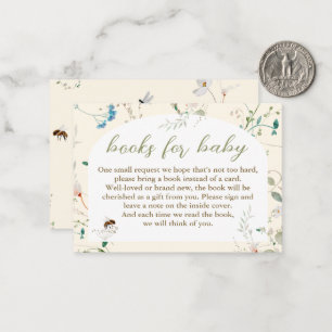 Een klein Wildflower Books voor Baby Notitiekaartje
