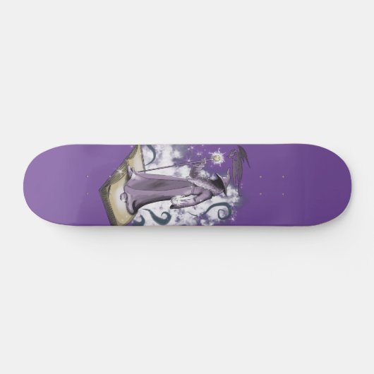 Een klein wizardskateboard persoonlijk skateboard (Horizontaal)