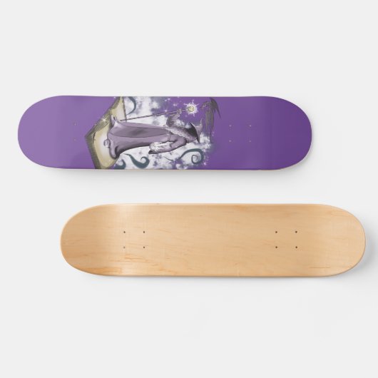 Een klein wizardskateboard persoonlijk skateboard (Horizontaal)