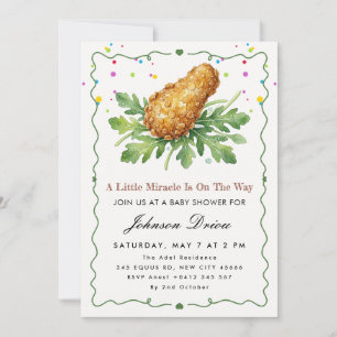 Een Klein Wonder Is Op Komst Baby Shower Kaart