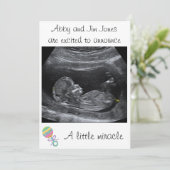 Een klein wonder ~ Zwangerschap Aankondiging (Staand voorkant)