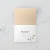 Een klein woord bedankkaart (Binnen)