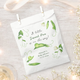 Een klein zoete erwt is op komst Baby Shower Bedankzakje