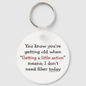 Een kleine actie voor senioren sleutelhanger (Achterkant)