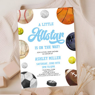 Een Kleine Allstar Is Op Komst! Sportieve Baby Sho Kaart