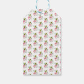 Een kleine baby meisje  cadeaulabel (Achterkant)