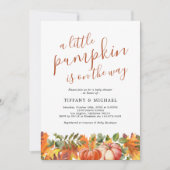 Een kleine Baby shower in de herfst Kaart (Voorkant)