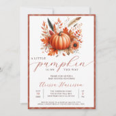 Een kleine Baby shower in de herfst Kaart (Voorkant)