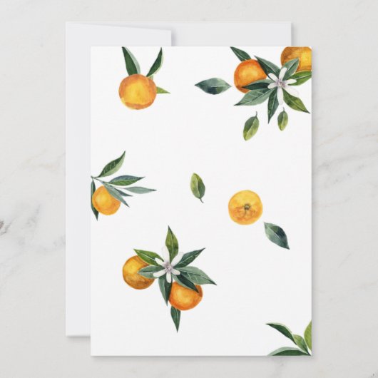 Een kleine Baby shower uitnodiging (Achterkant)