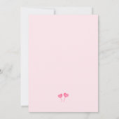 Een kleine Baby shower uitnodiging (Achterkant)