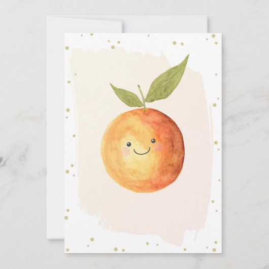 Een kleine Baby shower uitnodiging (Achterkant)