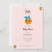 Een kleine Baby shower uitnodiging (Voorkant)