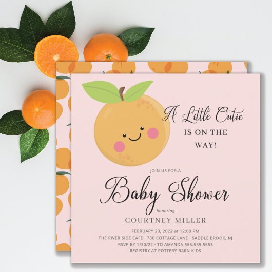 Een kleine Baby shower uitnodiging