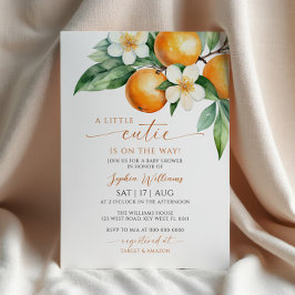 Een kleine Baby shower uitnodiging