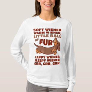 Een kleine bal van vier zachte wratten van de eier t-shirt