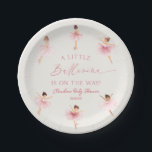 Een kleine ballerina roze ballet Baby shower Papieren Bordje<br><div class="desc">Dit zijn A Little Ballerina Pink Ballet Baby shower Paper Borden!</div>