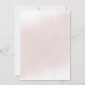 Een kleine ballerina Waterverf meisje Baby shower Kaart (Achterkant)