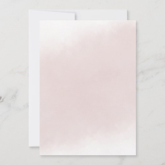 Een kleine ballerina Waterverf meisje Baby shower Kaart (Achterkant)