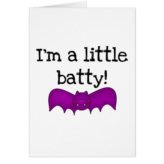 Een kleine Batty Halloween T-shirts en cadeautjes (Voorkant)