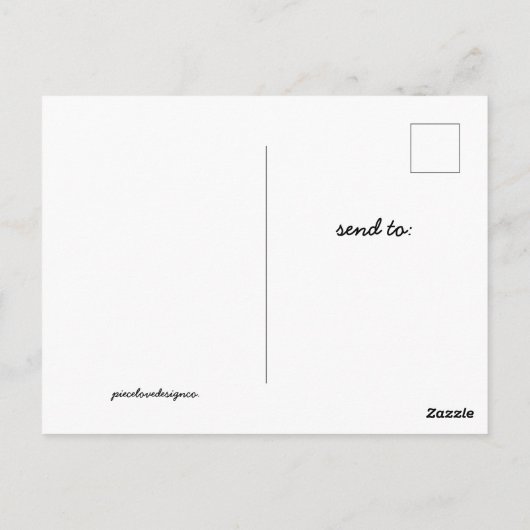 Een kleine Beer verjaardag Dank je Briefkaart (Achterkant)